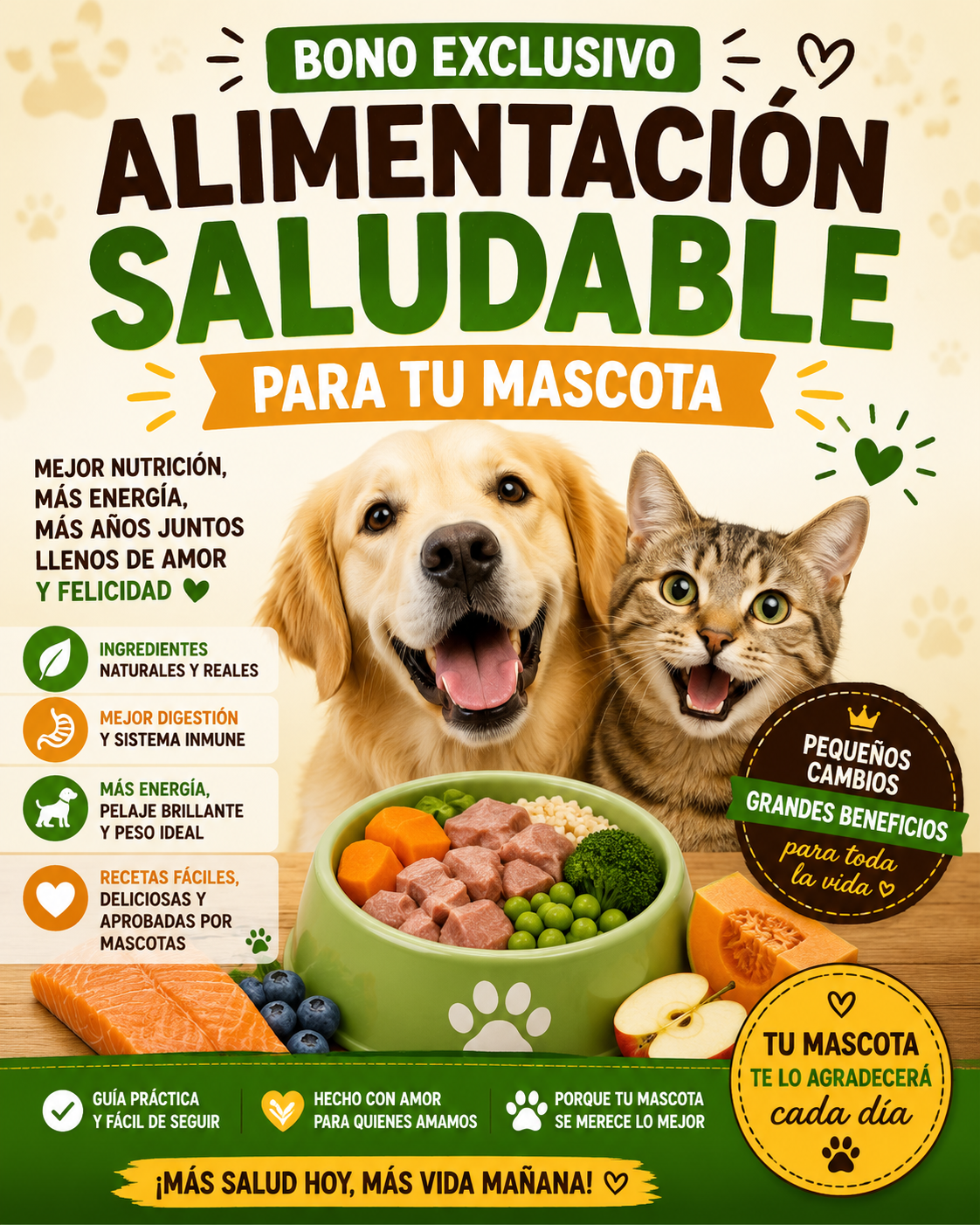 Alimentación y cuidados para tus mascotas.