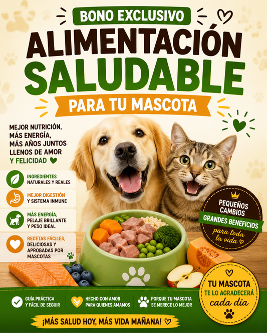 Alimentación y cuidados para tus mascotas.